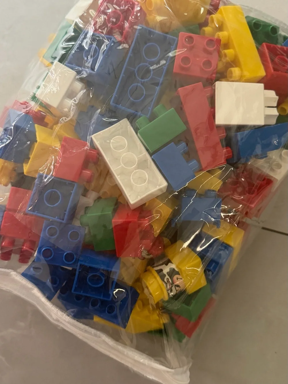 90s Lego Classic Set in Blue, Red, Yellow, White, Green